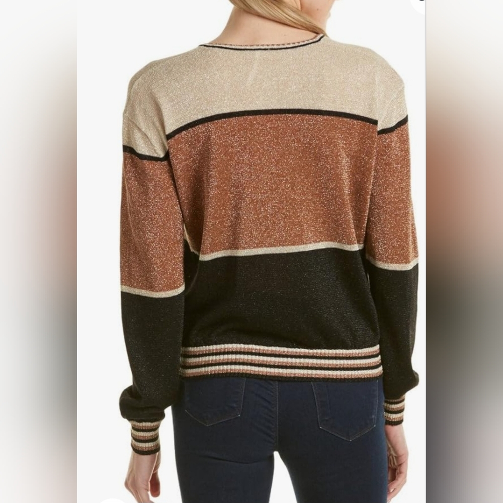Free People Gold Dust Pullover Sweater - Picture 5 of 12